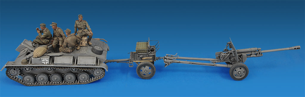 MiniArt German Artillery Tractor T-70(r) & 7.62cm Gun FK288(r) (1:35)