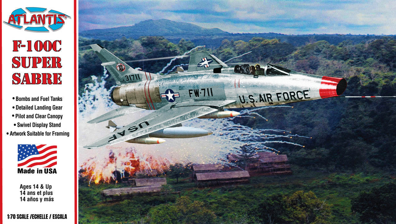 Atlantis F-100C Super Sabre (1:70)