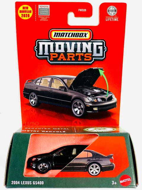Matchbox Moving Parts 2004 Lexus GS400 (1:64)