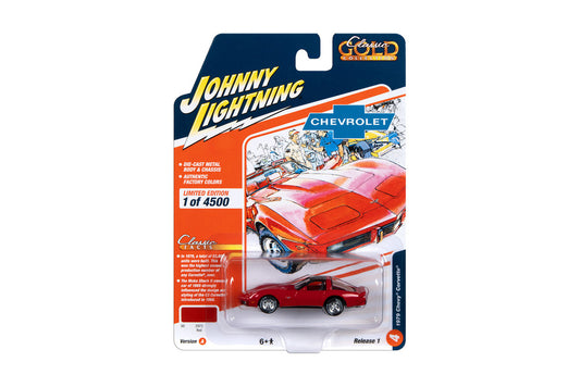 Johnny Lightning 1979 Chevy Corvette - Red (1:64)