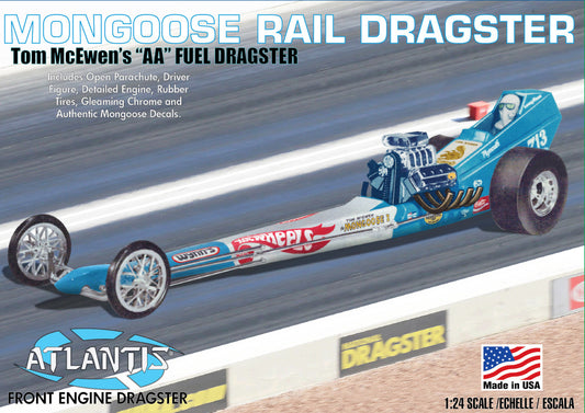 Atlantis Tom McEwen's "AA" Fuel Dragster - Mongoose Rail Front Engine Dragster (1:24)