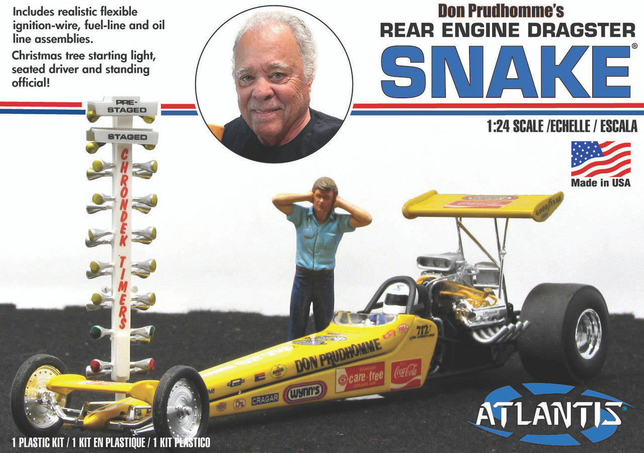 Atlantis Don Prudhomme Snake Rear Engine Dragster (1:24)