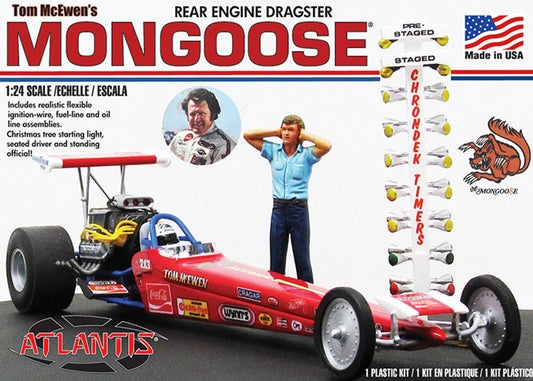 Atlantis Tom McEwen's Mongoose Rear Engine Dragster (1:24)