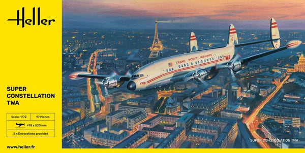 Heller TWA Super Constellation (1:72)