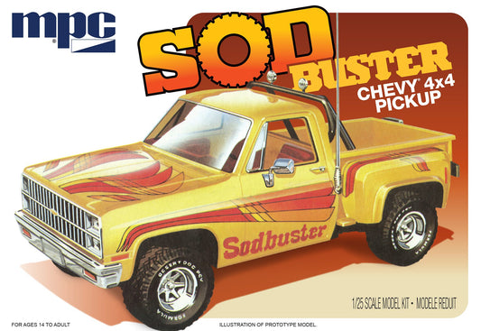 MPC Sod Buster 1981 Chevy 4x4 Pickup (1:25)