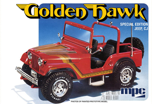 MPC 1981 Jeep CJ Special Edition "Golden Hawk" (1:25)