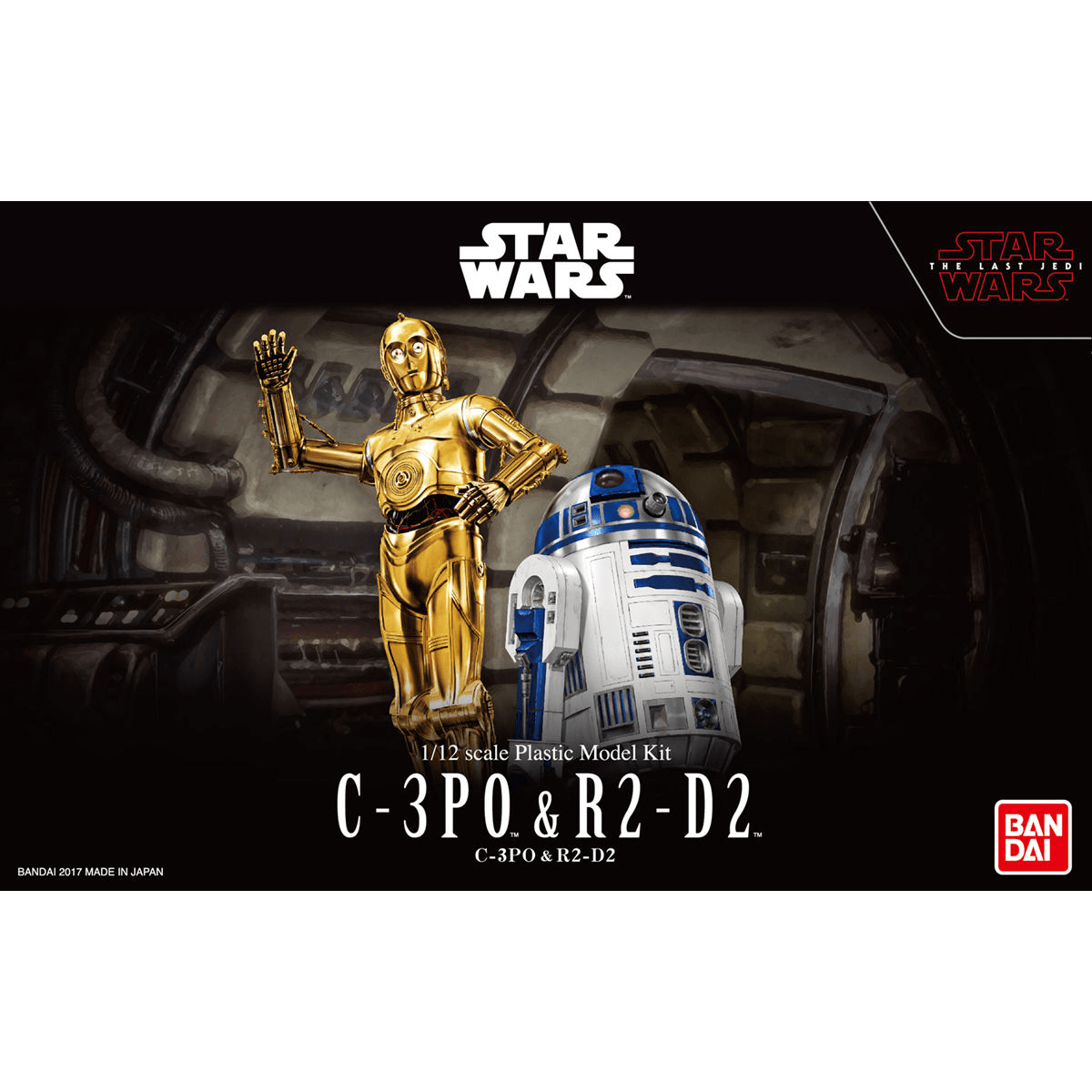 Bandai Star Wars The Last Jedi C-3PO & R2-D2 (1:12)