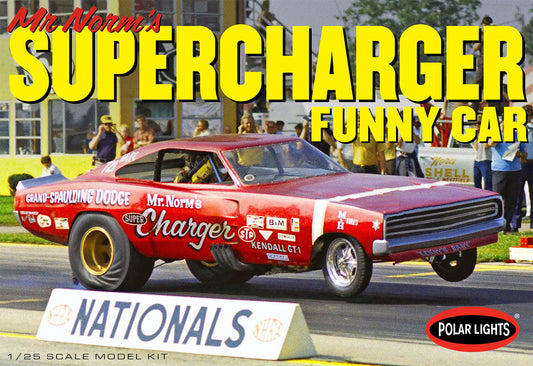 Polar Lights Mr. Norm's Supercharger 1969 Dodge Charger Funny Car (1:25)