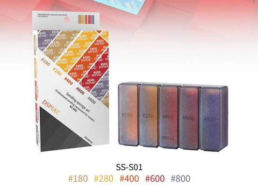 Dspiae Sanding Sponge Set S01 (30 Pieces)
