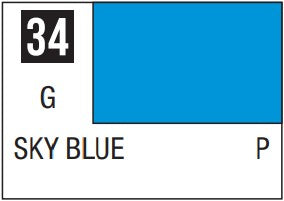 Mr. Hobby Mr. Color Spray - Gloss Sky Blue (100ml)