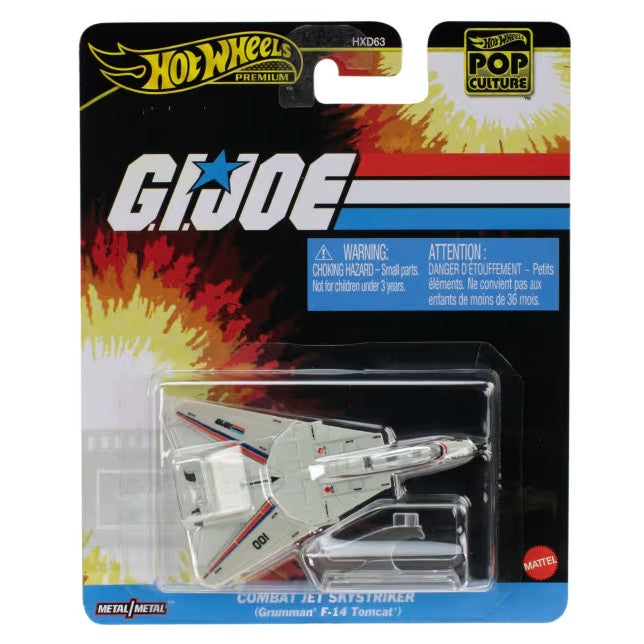 Hot Wheels Premium Pop Culture G.I. Joe Combat Jet Skystriker (Grumman F-14 Tomcat) (1:64)