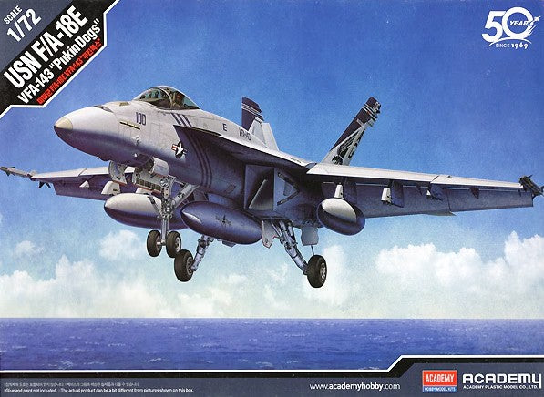 Academy USN F/A-18E VFA-143 "Pukin Dogs" (1:72)