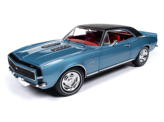 Auto World MCACN 1967 Yenko Chevy Camaro YS760 - Nantucket Blue (1:18)
