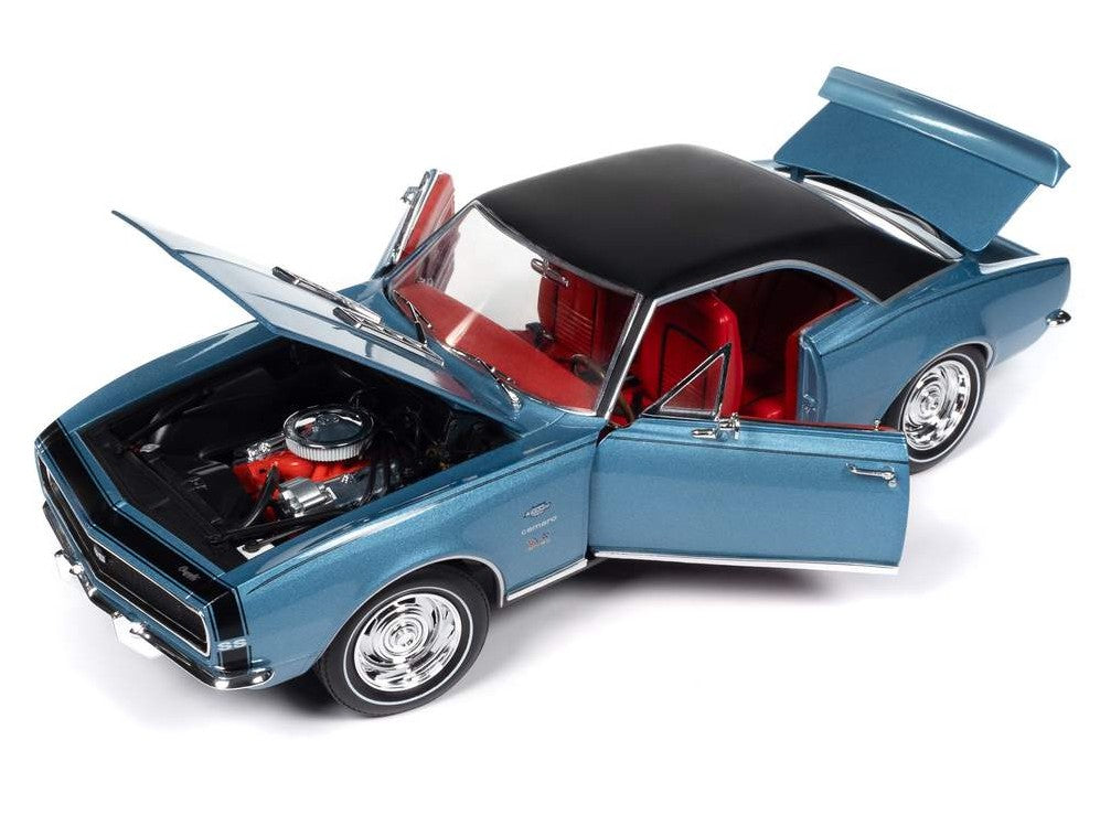 Auto World MCACN 1967 Yenko Chevy Camaro YS760 - Nantucket Blue (1:18)