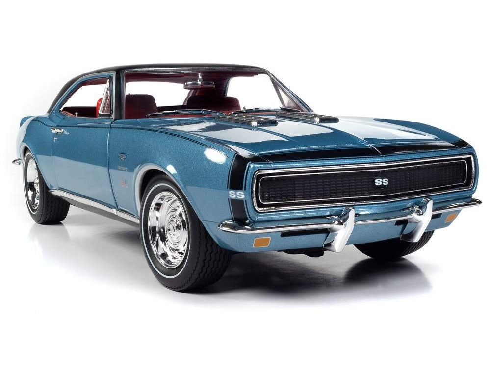 Auto World MCACN 1967 Yenko Chevy Camaro YS760 - Nantucket Blue (1:18)
