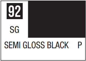 Mr. Hobby Mr. Color Spray - Semi-Gloss Black (100ml)