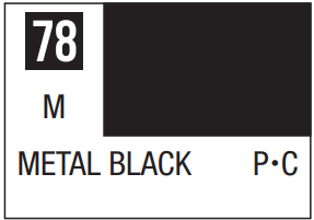 Mr. Hobby Mr. Color Spray - Metallic Black (100ml)