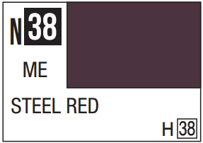 Mr. Hobby Acrysion - N38 Metallic Steel Red (10ml)