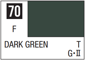 Mr. Hobby Mr. Color Spray - 3/4 Flat Dark Green (100ml)