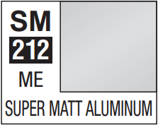Mr. Hobby Mr. Color - SM212 Super Metallic 2 Super Matt Aluminum (10ml)