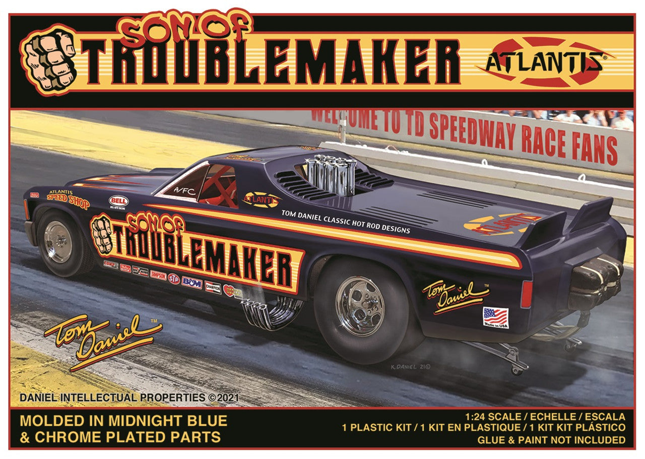 Atlantis Son of Troublemaker Chevy El Camino Funny Car (1:24)