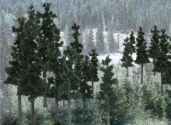 Woodland Scenics Pine Trees (33 Pack)