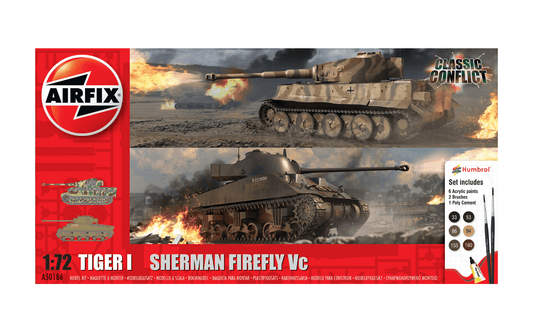 Airfix Classic Conflict Tiger 1 vs Sherman Firefly (1:72)