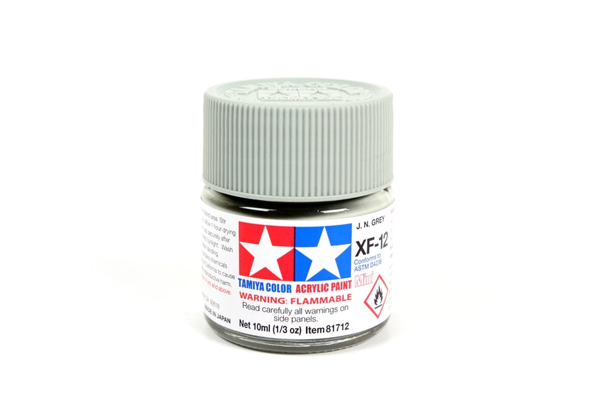 Tamiya Acrylic Mini XF-12 J. N. Grey (10ml)