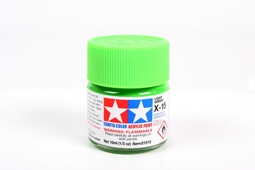 Tamiya Acrylic Mini X-15 Light Green (10ml)