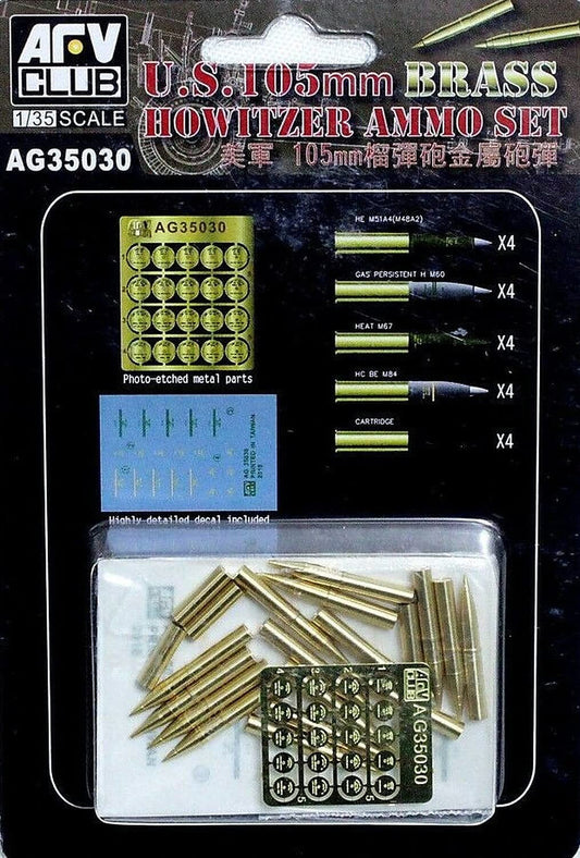 AFV Club U.S. 105mm Howitzer Ammo Set (1:35)
