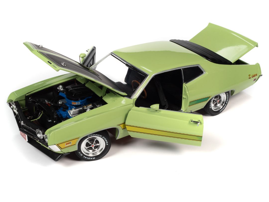 Auto World 1971 Ford Torino Cobra - Grabber Lime (1:18)