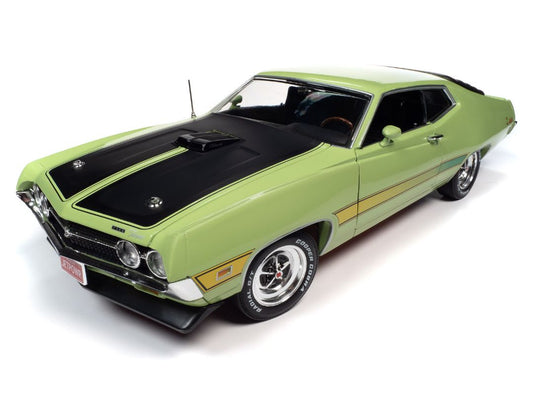 Auto World 1971 Ford Torino Cobra - Grabber Lime (1:18)