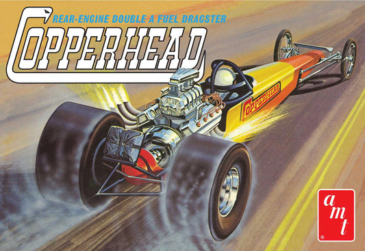 AMT Copperhead Rear-Engine Double A Fuel Dragster (1:25)