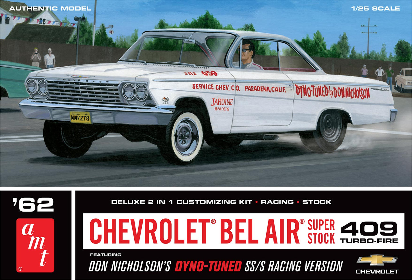 AMT Don Nicholson's 1962 Chevrolet Bel Air Super Stock (1:25)