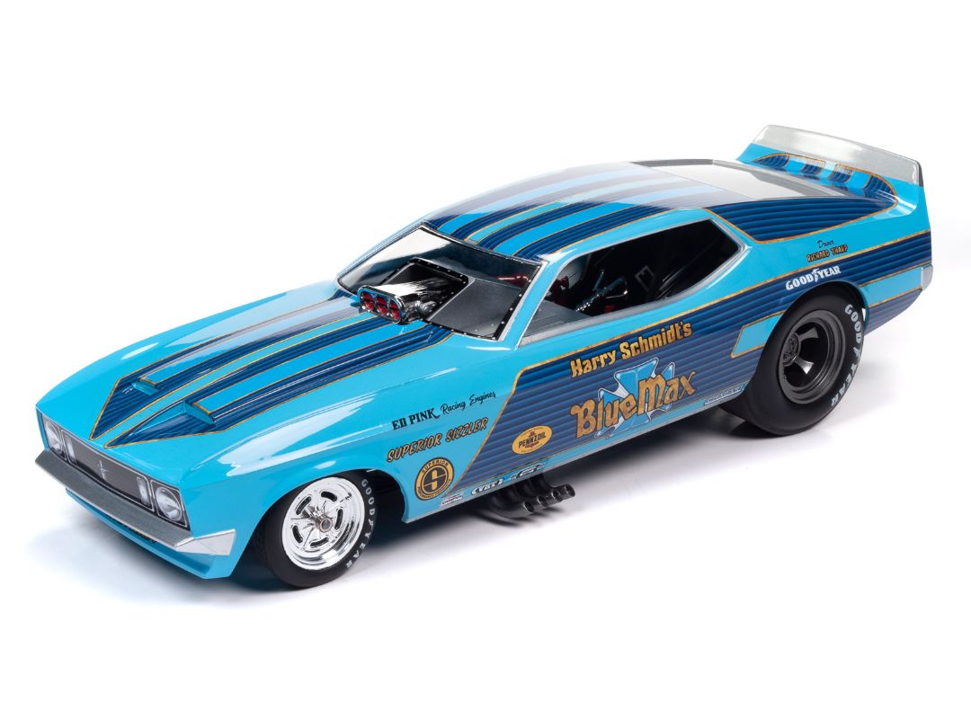 Auto World Blue Max 1973 Ford Mustang Funny Car (1:18)