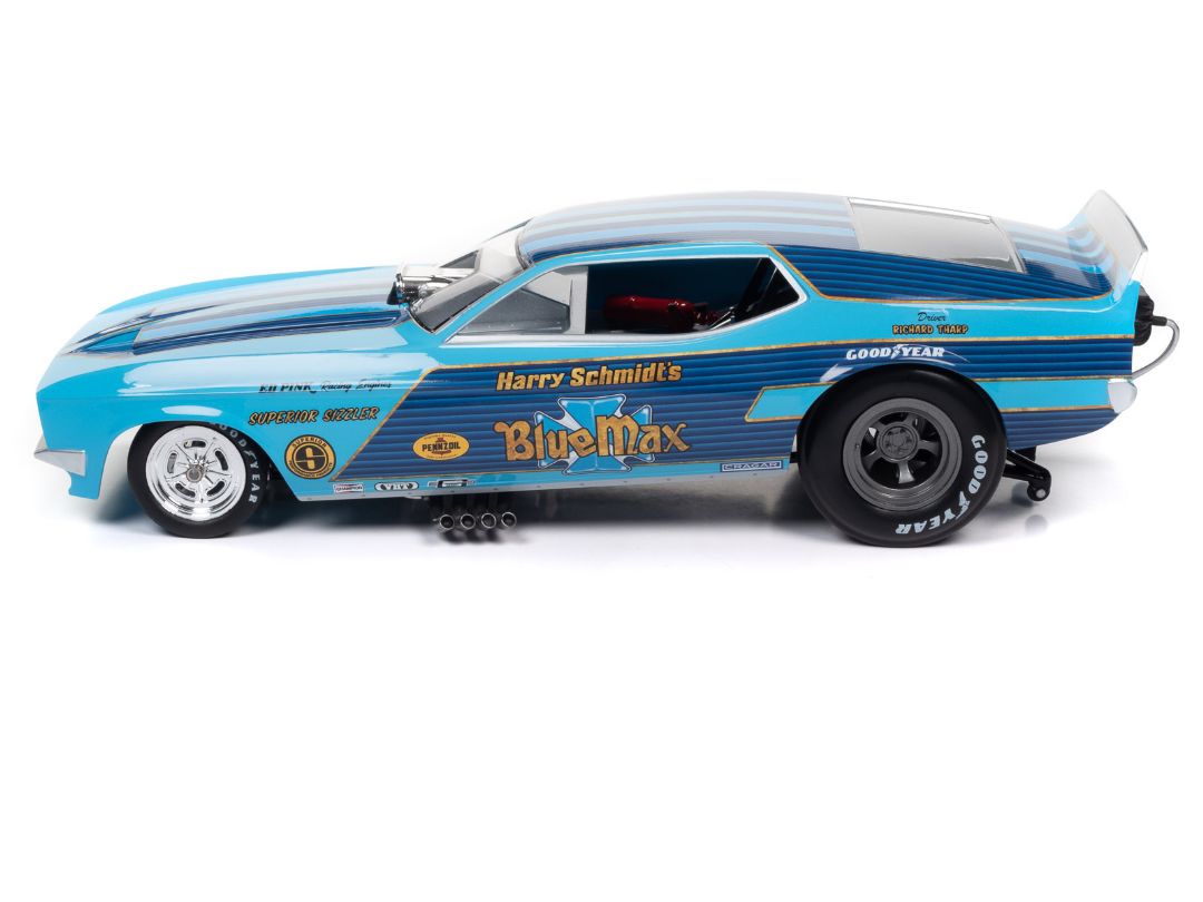 Auto World Blue Max 1973 Ford Mustang Funny Car (1:18)