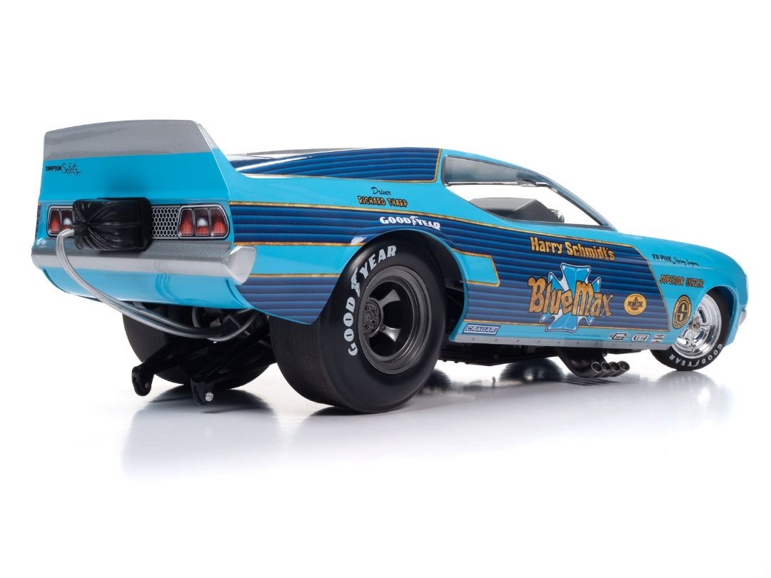 Auto World Blue Max 1973 Ford Mustang Funny Car (1:18)