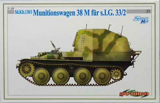 Dragon Models Sd.Kfz.138/1 Munitionswagen 38 M für s.I.G. 33/2 (1:35)