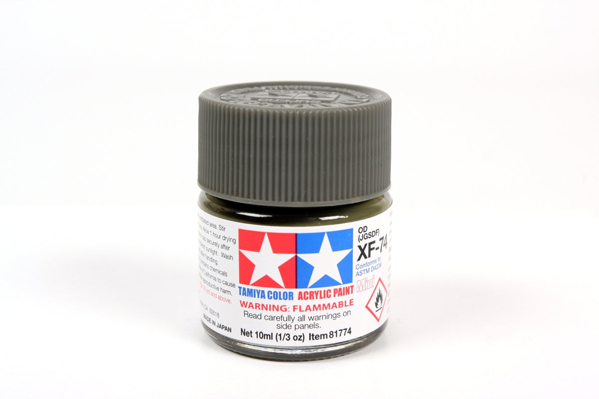 Tamiya Acrylic Mini XF-74 Olive Drab (JGSDF) (10ml)
