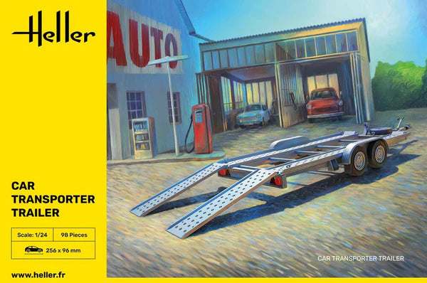 Heller Car Transporter Trailer (1:24)
