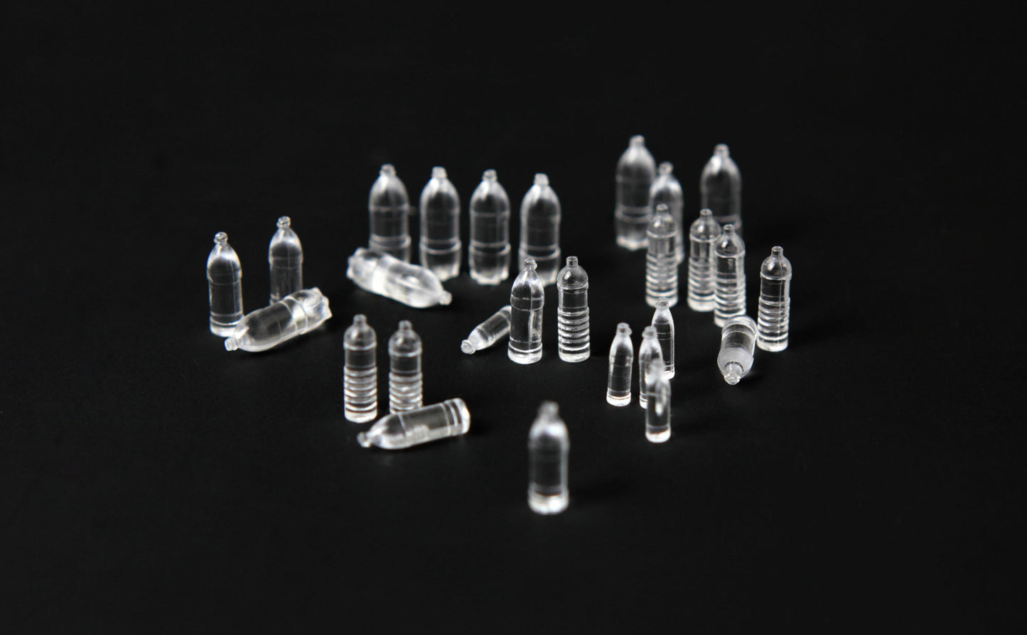 Meng Model Drink Bottles for Vehicle/Diorama - 4 Types (1:35)