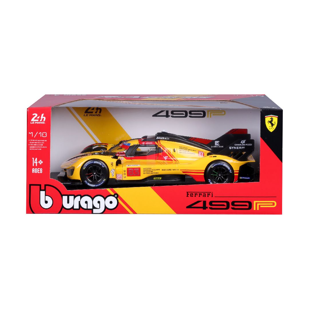Bburago Race 24h Le Mans Ferrari 499P (1:18)