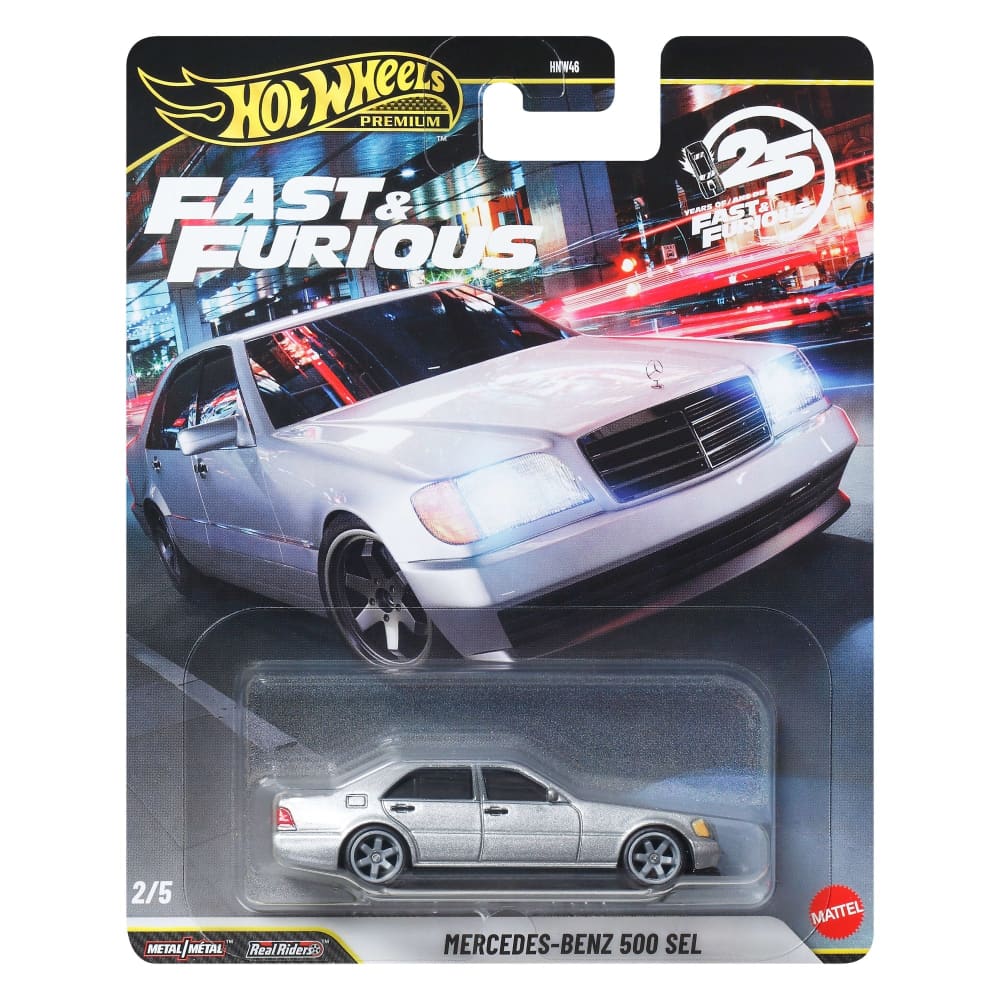 Hot Wheels Premium Fast & Furious Mercedes-Benz 500 SEL (1:64)