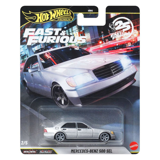 Hot Wheels Premium Fast & Furious Mercedes-Benz 500 SEL (1:64)