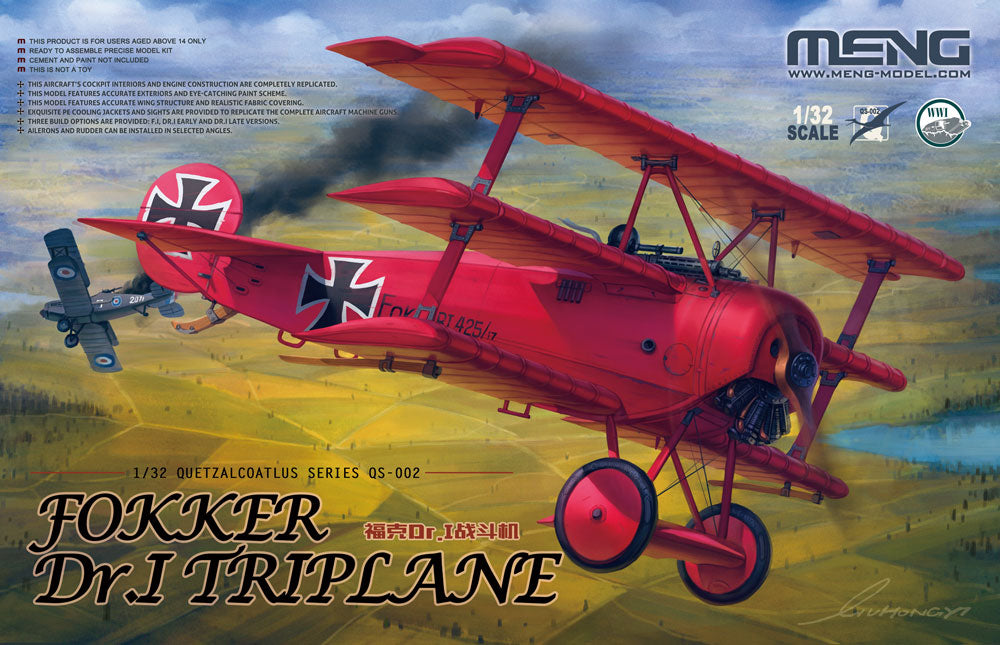 Meng Model Fokker Dr.I Triplane (1:32)