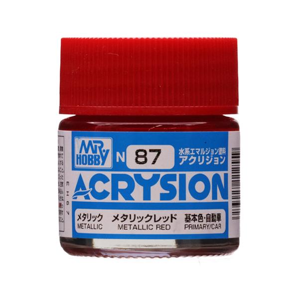 Mr. Hobby Acrysion N87 - Metallic Red (10ml)