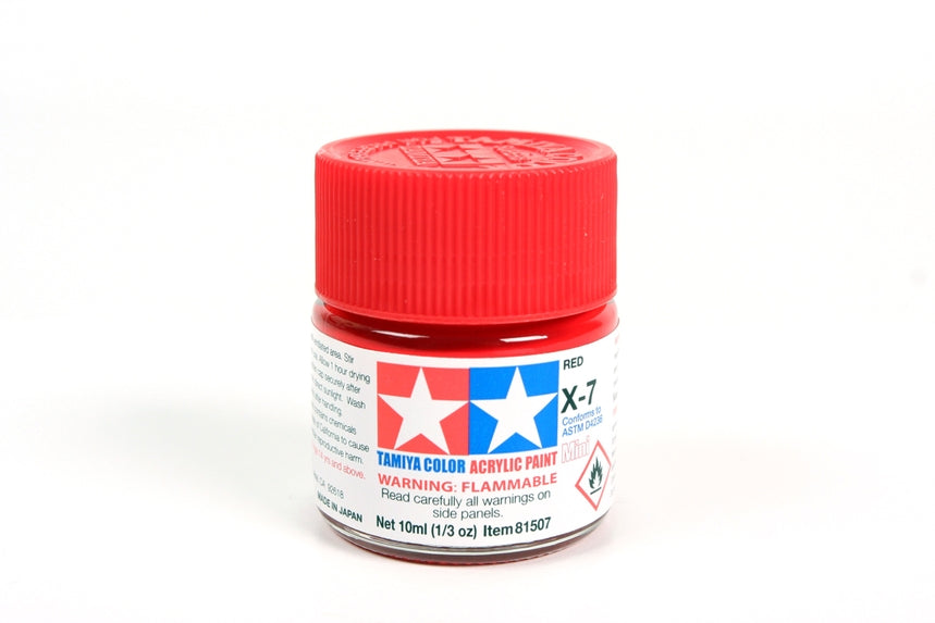 Tamiya Acrylic Mini X-7 Red (10ml)