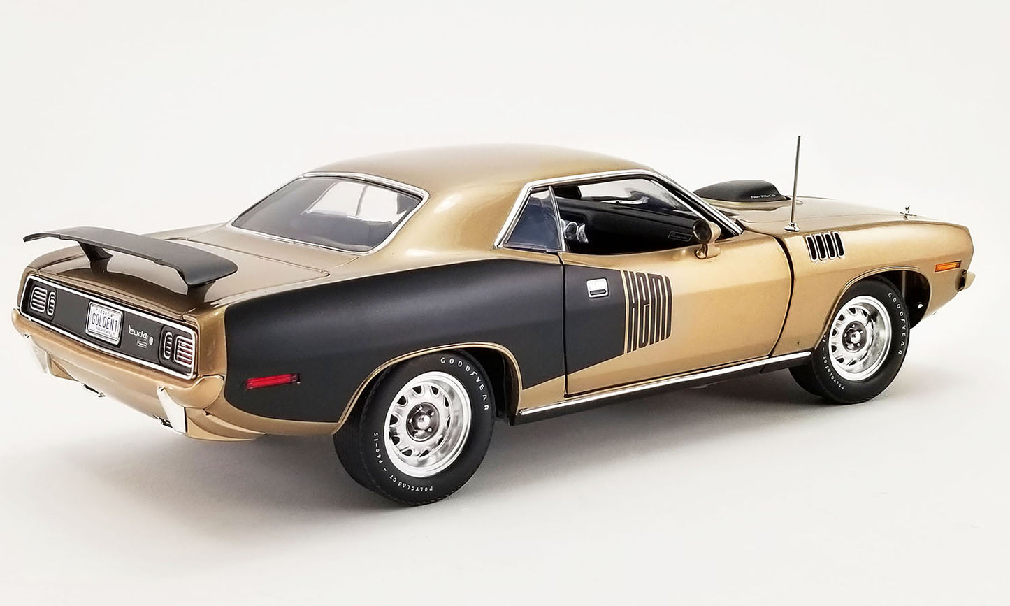 ACME 1971 Plymouth Barracuda - Gold Leaf Poly (1:18)