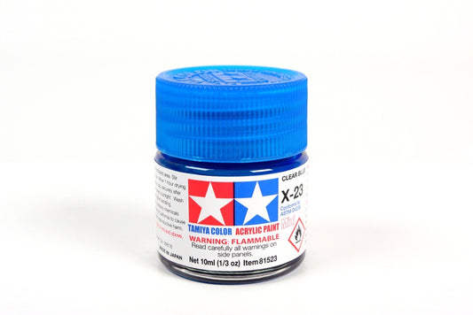 Tamiya Acrylic Mini X-23 Clear Blue (10ml)