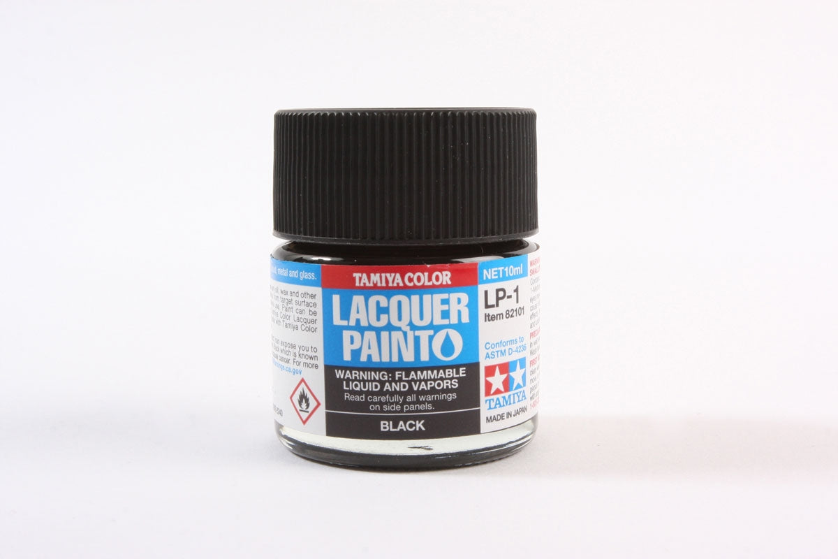 Tamiya Color Lacquer Paint - LP-1 Black (10ml)